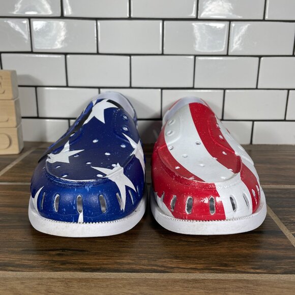 Sperry Authentic Original Float Boat Shoe Mens Size 10 Stars And Stripes USA - Picture 2 of 15